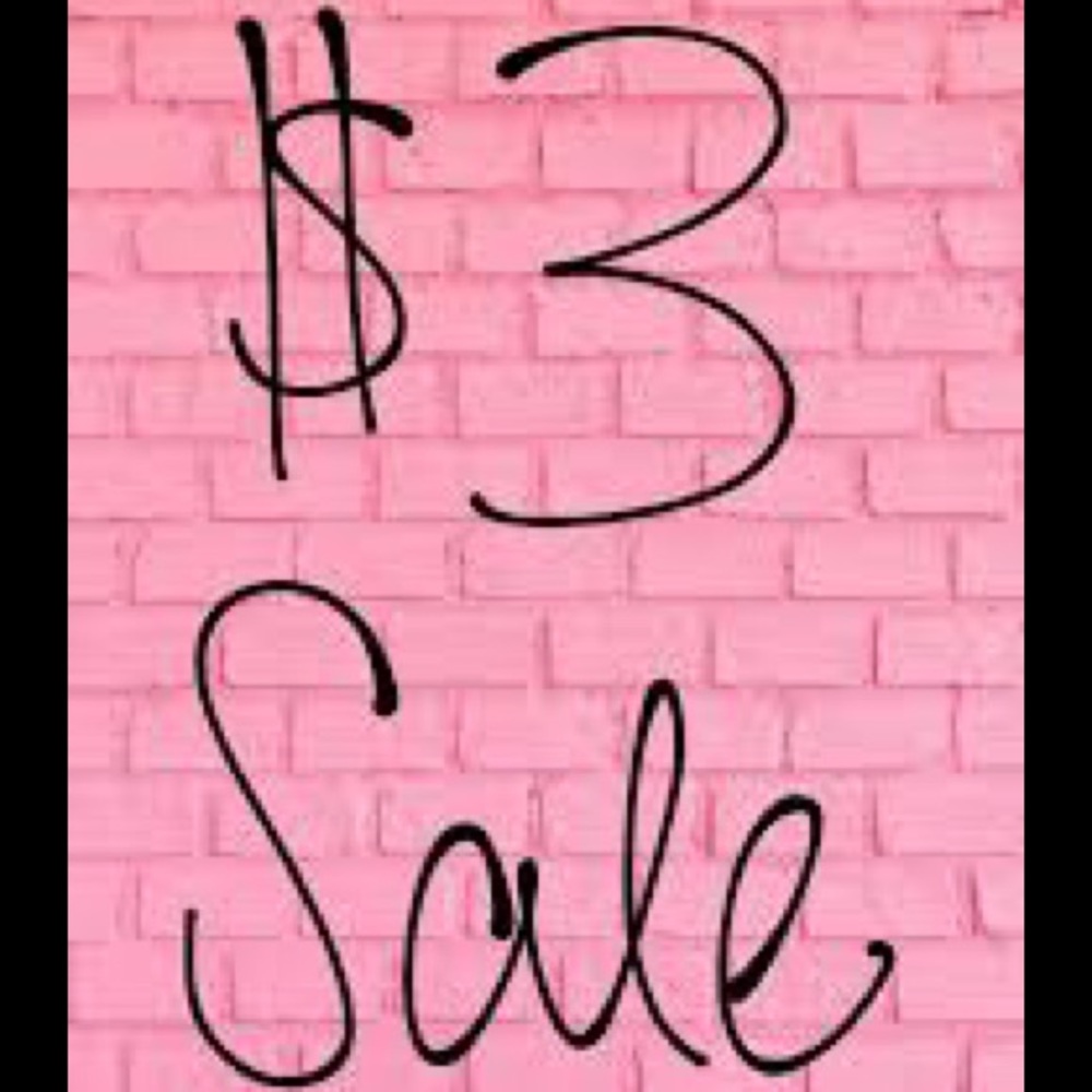 $3 everything with an ❌